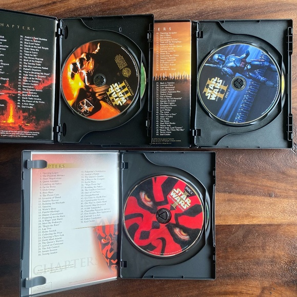 Lot Star Wars DVD Episodes 1-6 (I-VI) Widescreen Force Awakens Rouge One Blu-ray - Picture 4 of 11